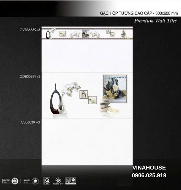Gạch 30×60 ốp tường CVB36839+3 CDB36839+3 CB36839+3