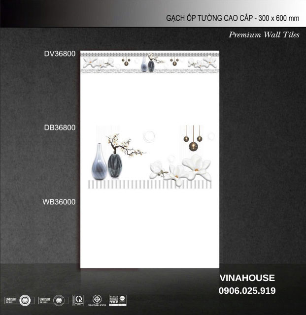 Gạch 30×60 ốp tường DV36800-DB36800-WB36000