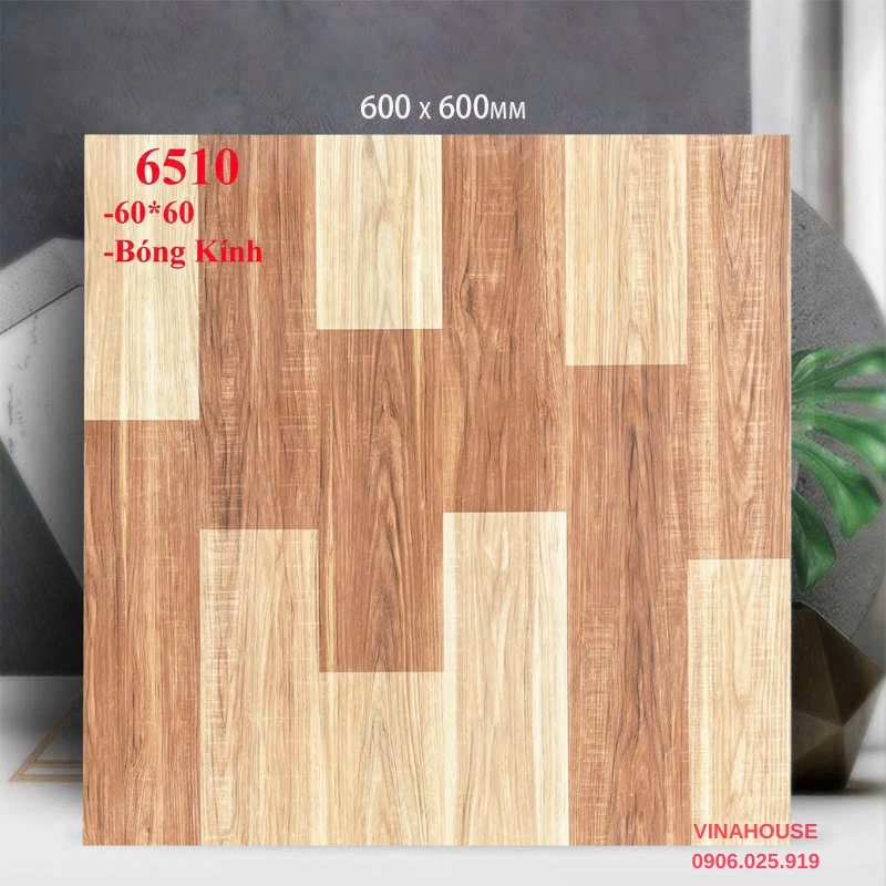 Gạch 60×60 vân gỗ 6510
