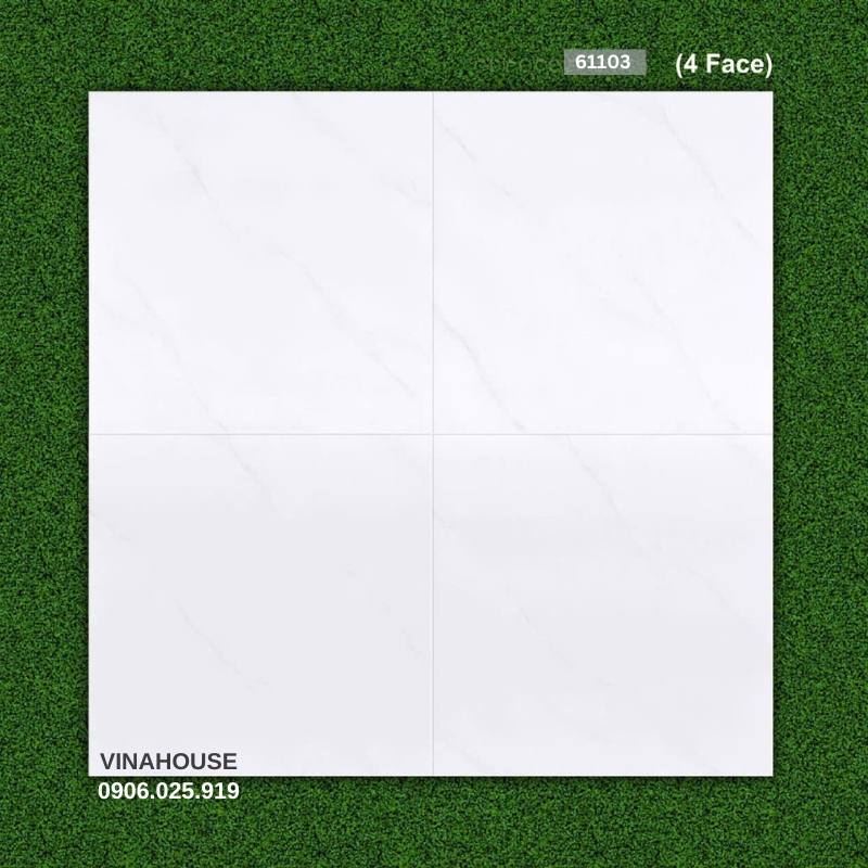 Gạch 60×60 trắng bóng kính 61103
