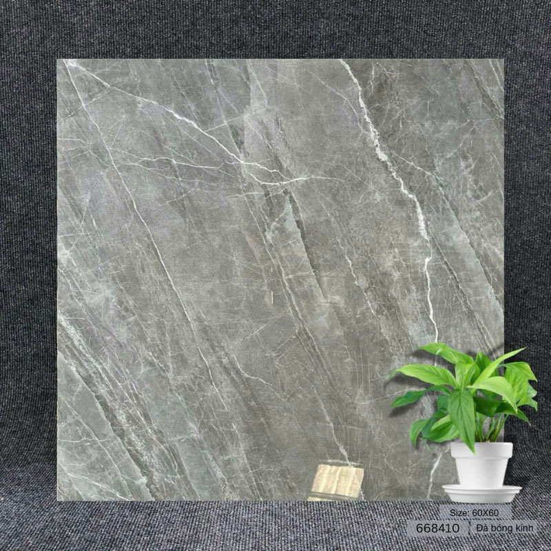 Gạch 60×60 xám bóng 668410