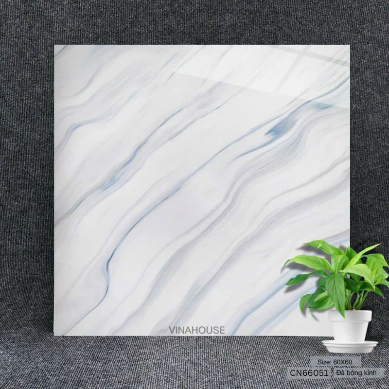 Gạch 60×60 vân xanh dương CN66051