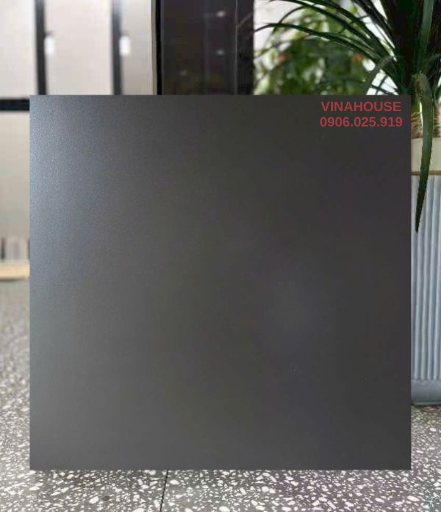 Gạch lát nền 60×60 đen mờ
