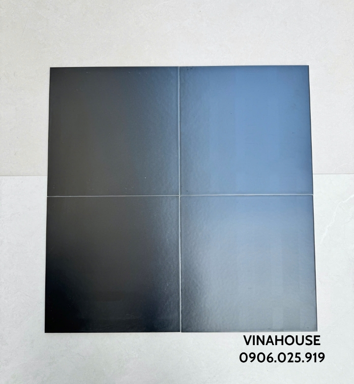 Gạch bông men 30×30 màu đen trơn