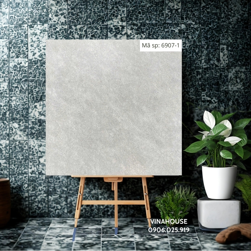Gạch 60×60 Viglacera xám nhạt 6907-1