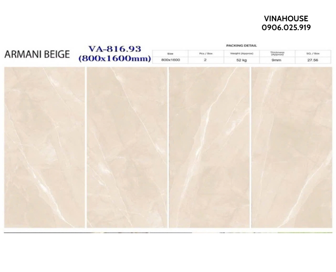Gạch lát nền 80×160 bóng VA81693
