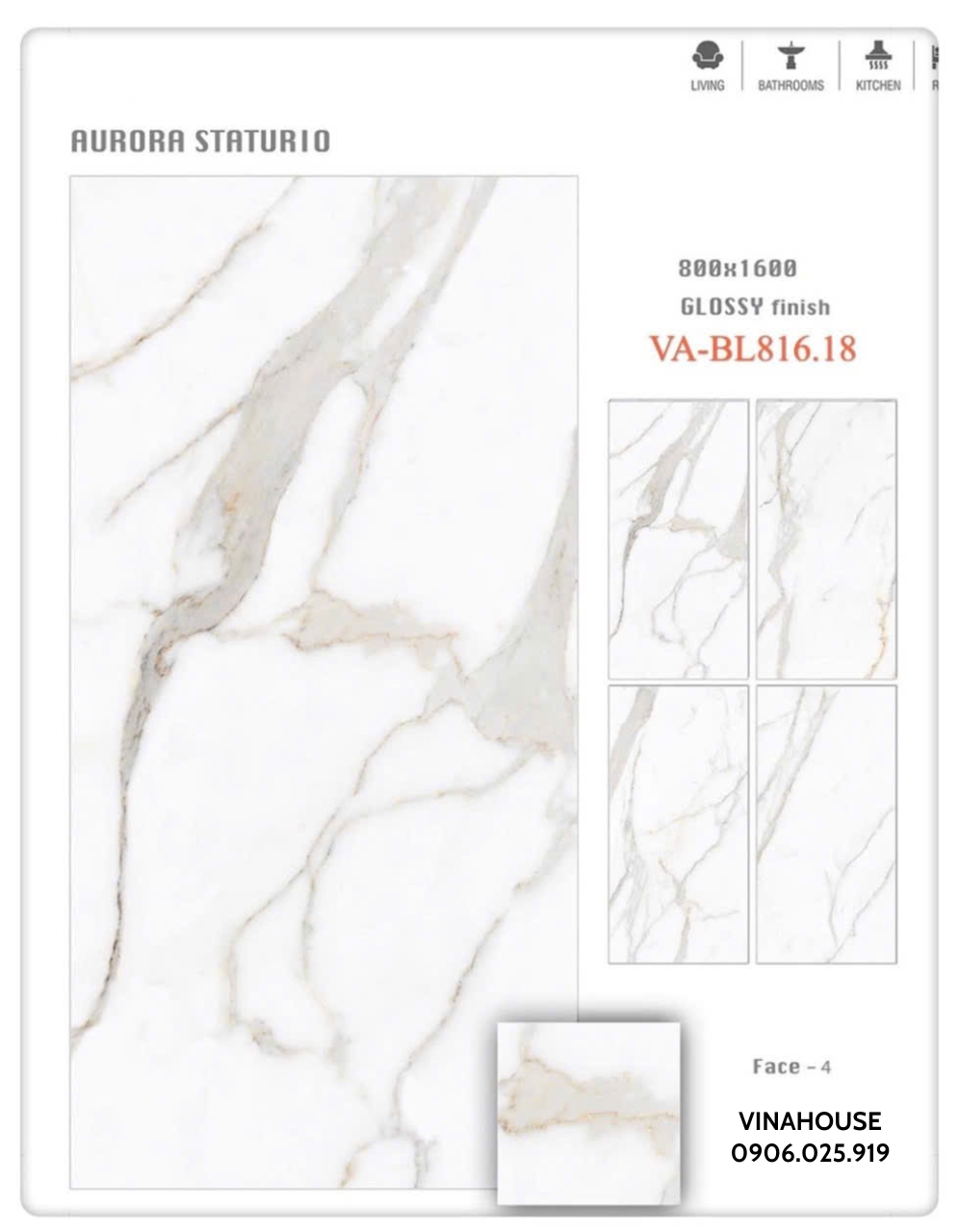 Gạch lát nền 80×160 VABL81618