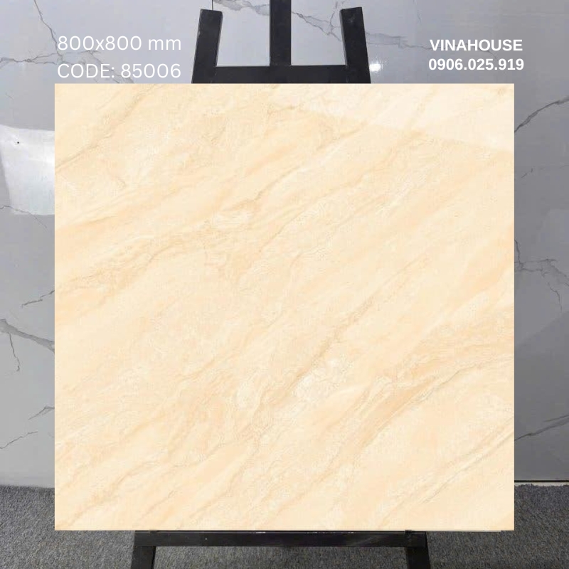 Gạch lát nền Catalan 80×80 vân đá 85006