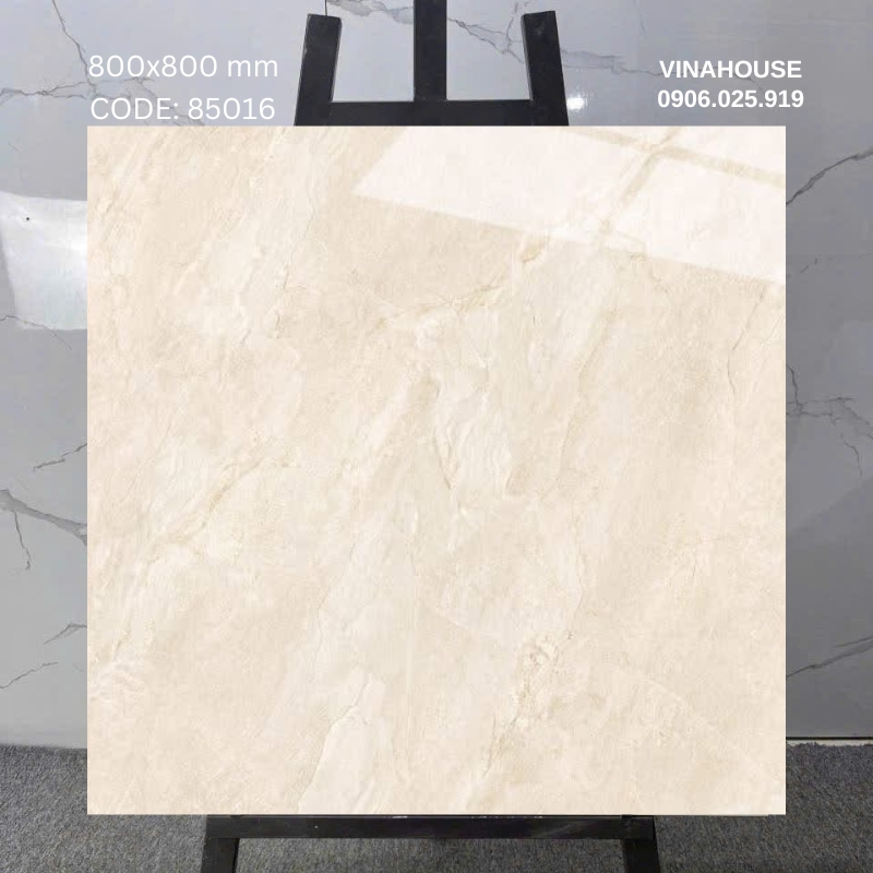 Gạch Catalan 80×80 vàng men bóng 85016