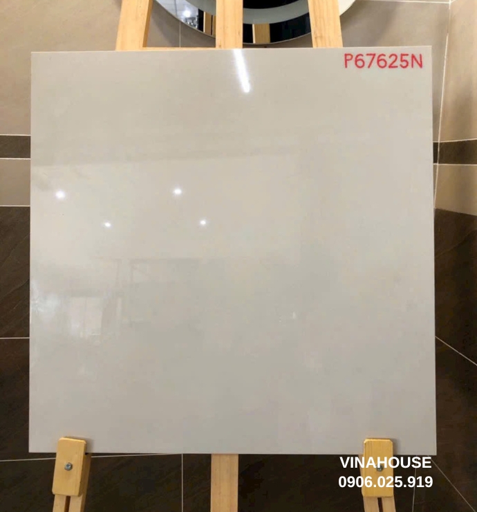 Gạch Taicera 60×60 kem bóng P67625N