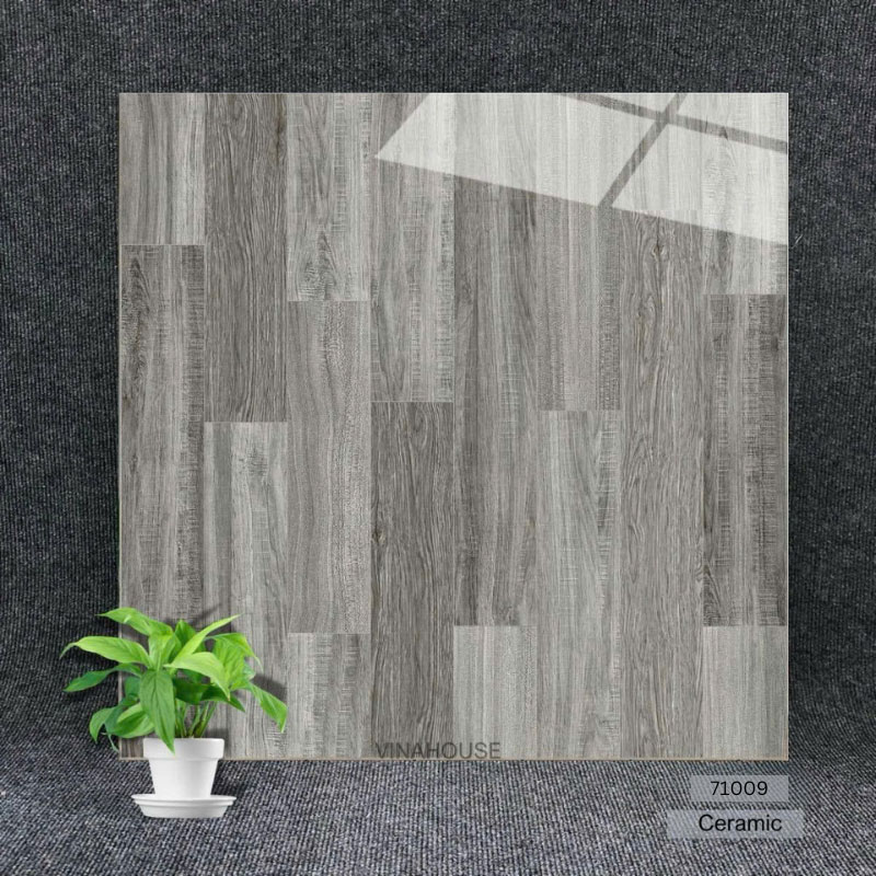 Gạch 60×60 xám vân gỗ 71009