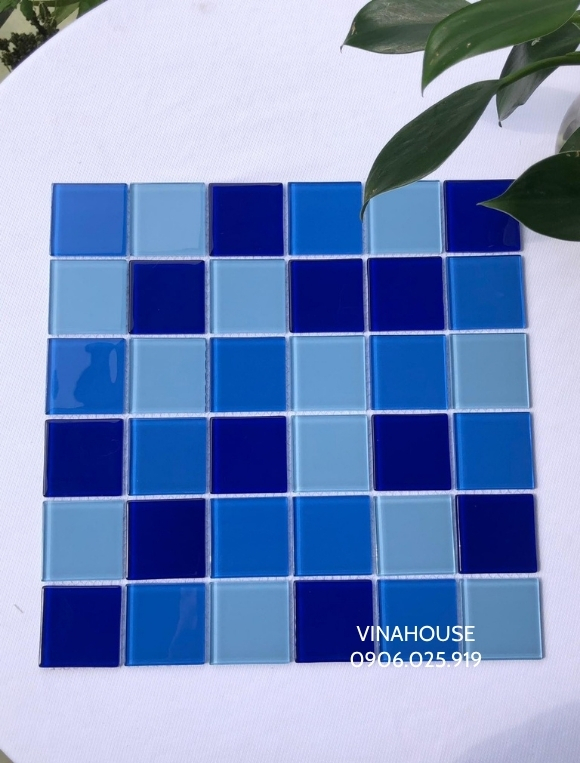 Gạch mosaic thủy tinh trang trí cao cấp