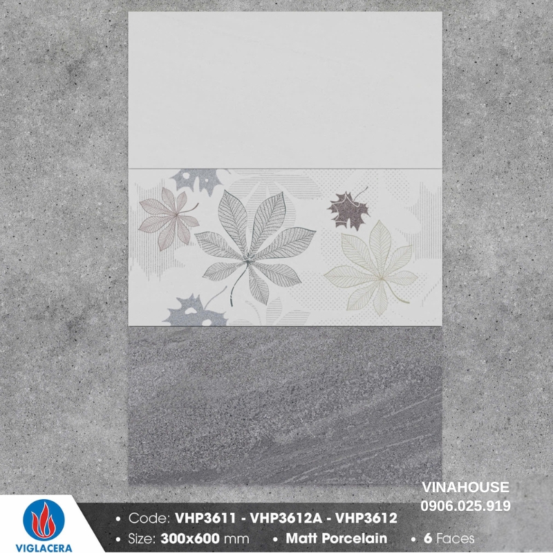Gạch ốp tường 30×60 Viglacera VHP3611