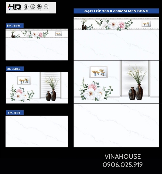 Gạch ốp tường 30×60 giá rẻ 36156V-36156D-36156