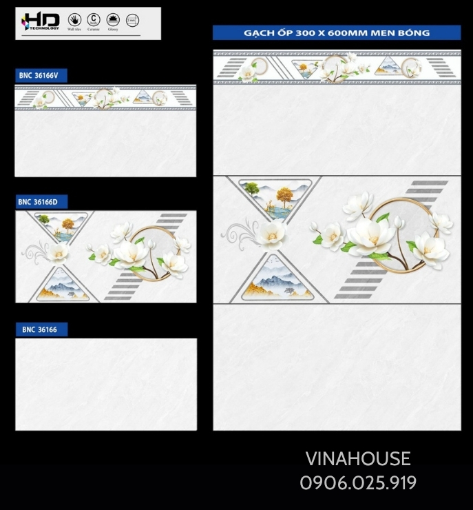 Gạch ốp tường 30×60 giá rẻ 36166V-36166D-36166