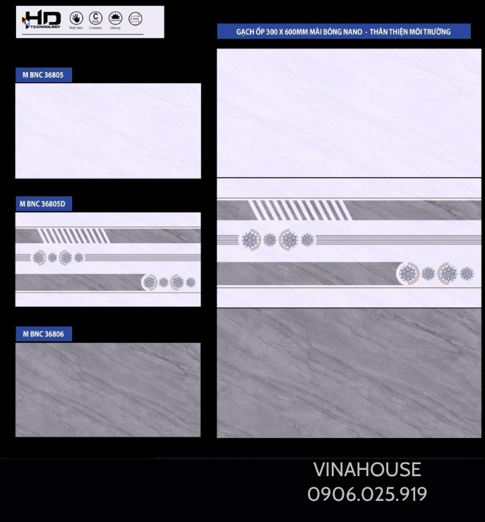 Gạch ốp tường 30×60 giá rẻ 36805-36805D-36806