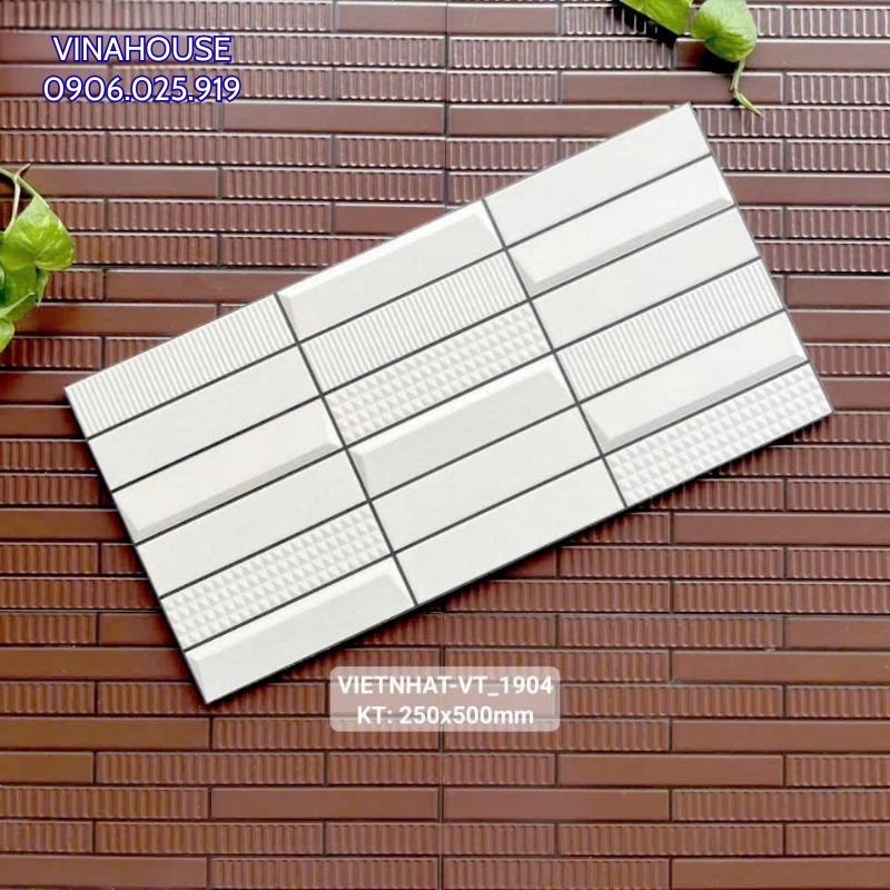 Gạch thẻ trang trí Việt Nhật 25×50 VT_1904