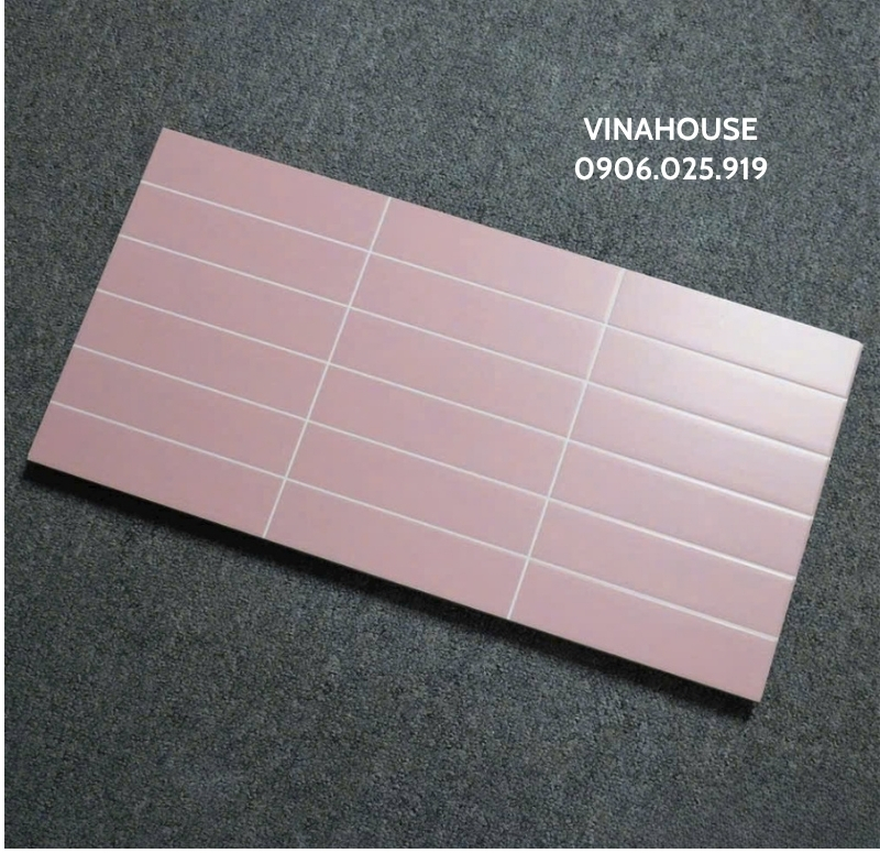 Gạch trang trí 30×60 màu hồng