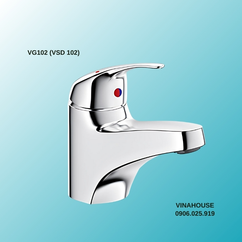 Vòi chậu 1 lỗ nóng lạnh VG102 (VSD 102)