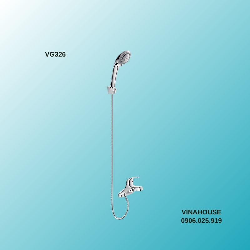 Vòi chậu 3 lỗ liền sen nóng lạnh VIGLACERA VG326