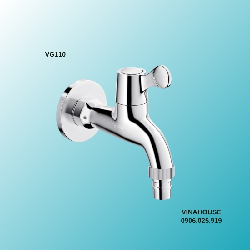 Vòi hồ 1 đường nước lạnh Viglacera VG110