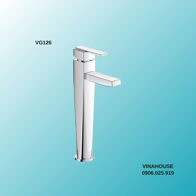 Vòi lavabo nóng lạnh cổ cao Viglacera VG126