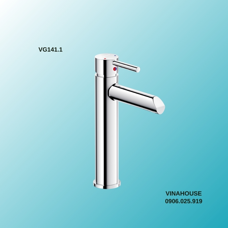 Vòi lavabo nóng lạnh thân cao Viglacera VG141.1
