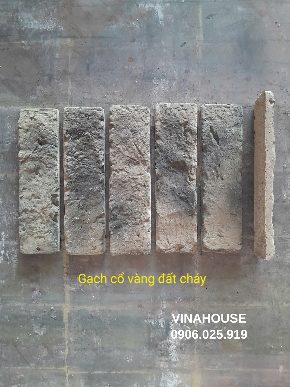 Gạch cổ vàng đất cháy