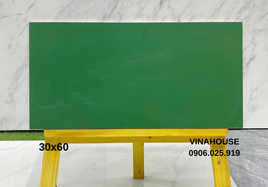 Gạch đơn sắc 30×60 màu xanh lá