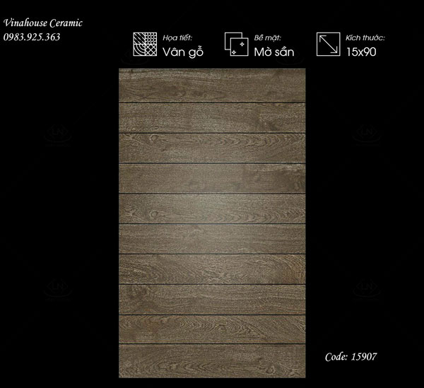 Gạch giả gỗ Viglacera GK15907