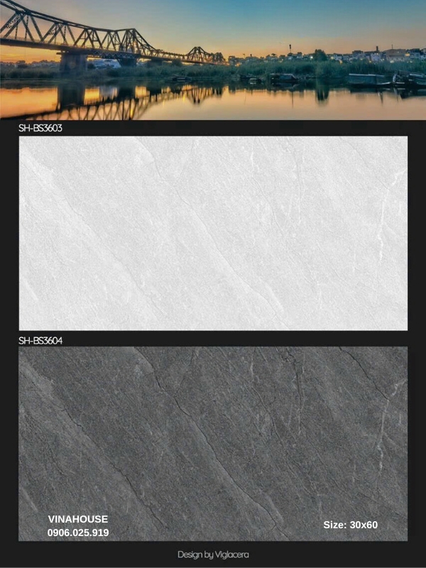 Gạch lát nền Viglacera 30×60 3603