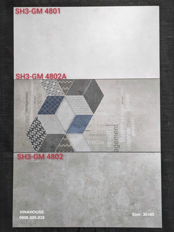 Gạch lát nền Viglacera 30×60 SH3-GM