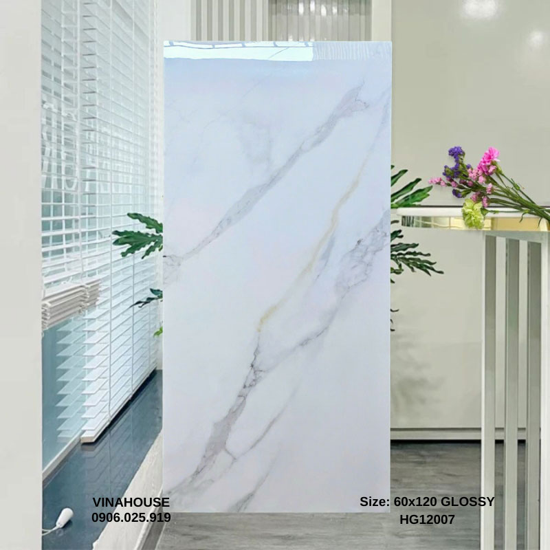 Gạch Lát Nền 60×120 Siêu Bóng 12007