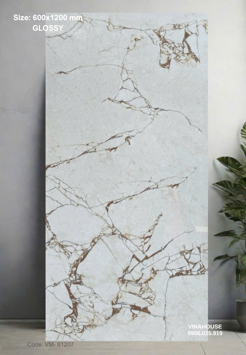 Gạch Lát Nền 60×120 Bóng Kính 61207