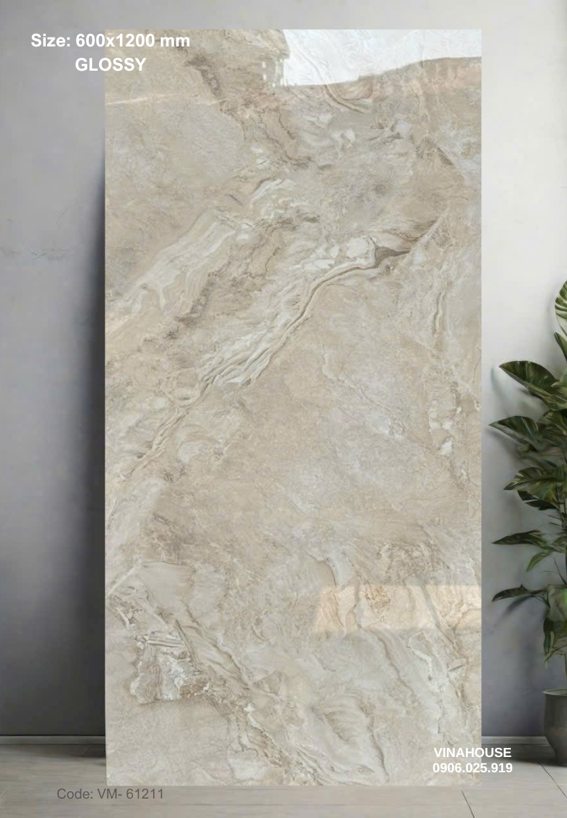 Gạch Lát Nền 60×120 Bóng Kính 61211