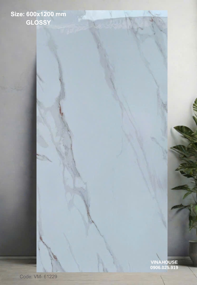 Gạch Lát Nền 60×120 Bóng Kính 61229