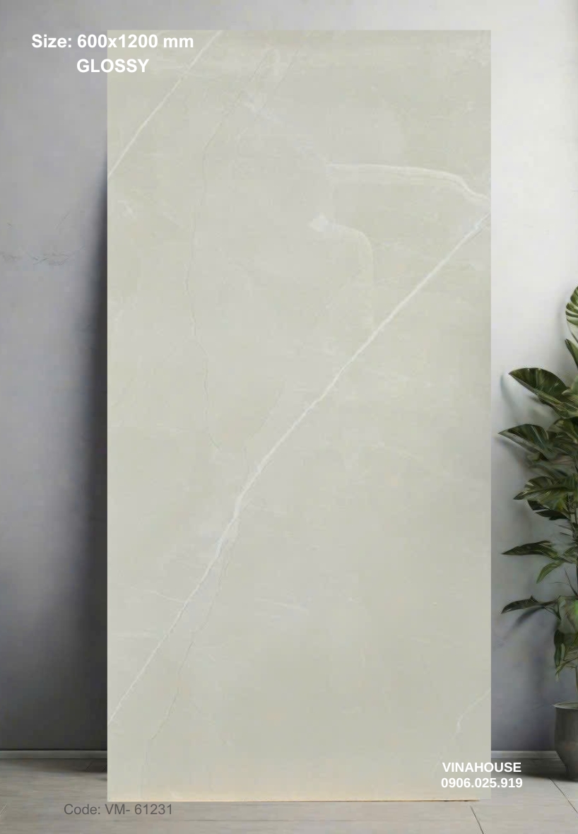 Gạch Lát Nền 60×120 Bóng Kính 61231
