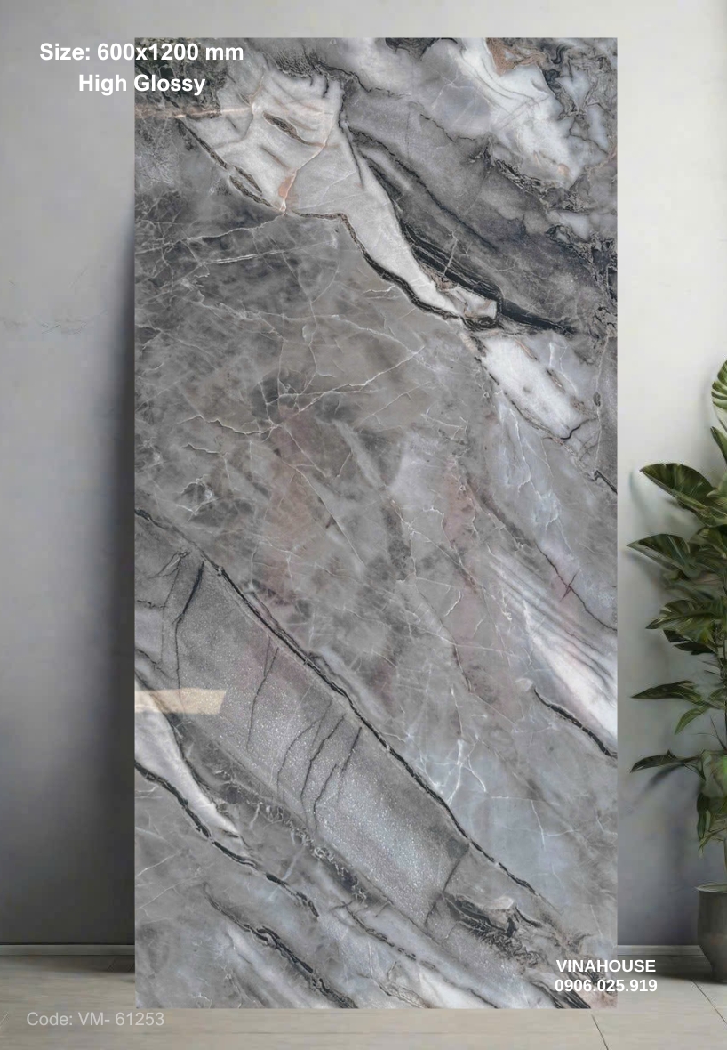 Gạch Lát Nền 60×120 Bóng Kính 61253
