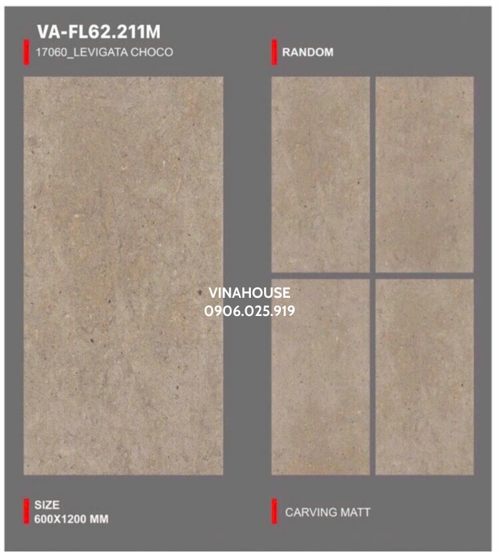 Gạch Lát Nền 60×120 Mờ VAFL62211M