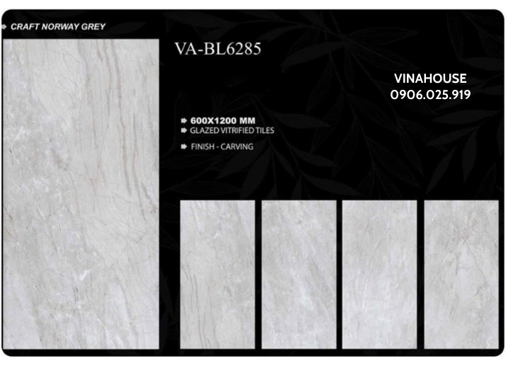 Gạch Lát Nền 60×120 Mờ VABL6285