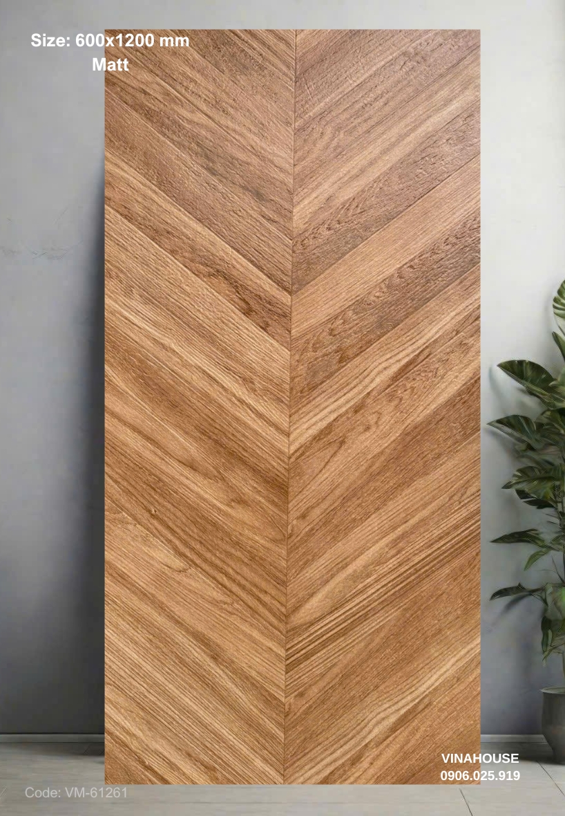 Gạch Lát Nền 60×120 Giả Gỗ 12610