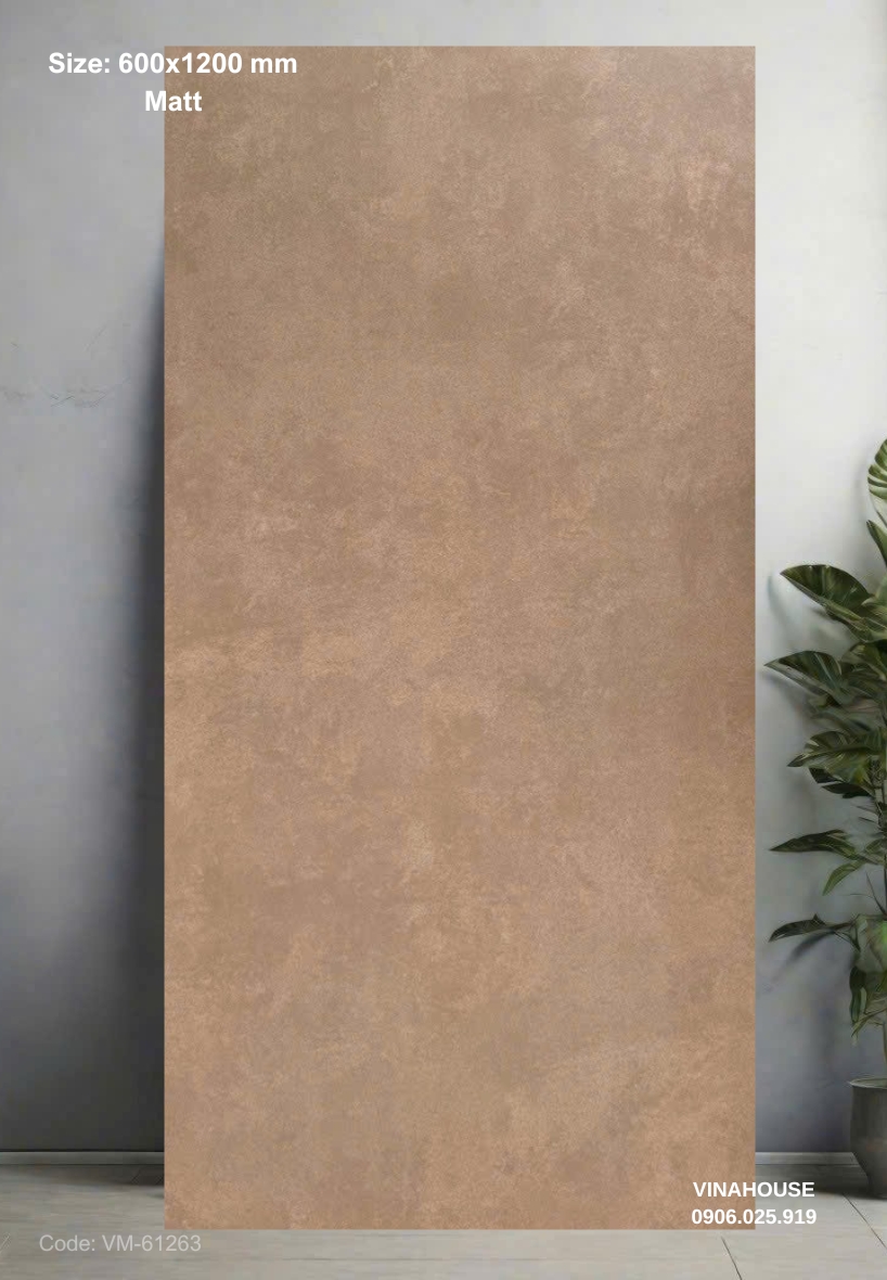 Gạch Lát Nền 60×120 đá mờ 61263