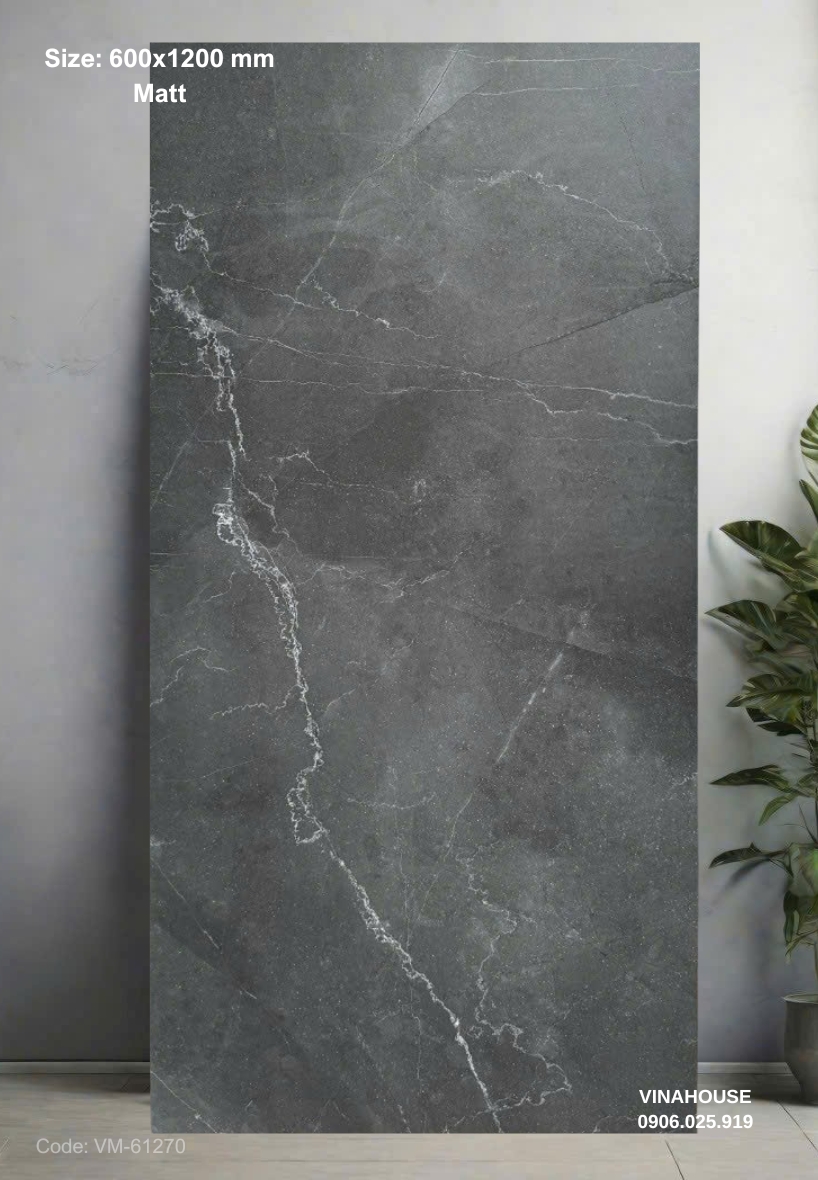 Gạch Lát Nền 60×120 đá mờ 61270