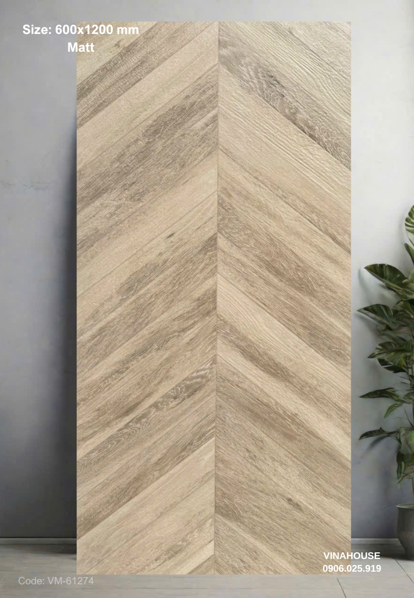 Gạch Lát Nền 60×120 đá mờ 61274