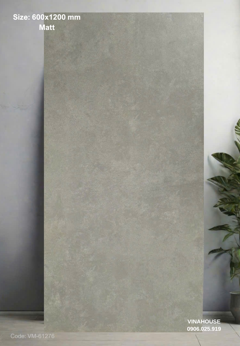 Gạch Lát Nền 60×120 đá mờ 61276