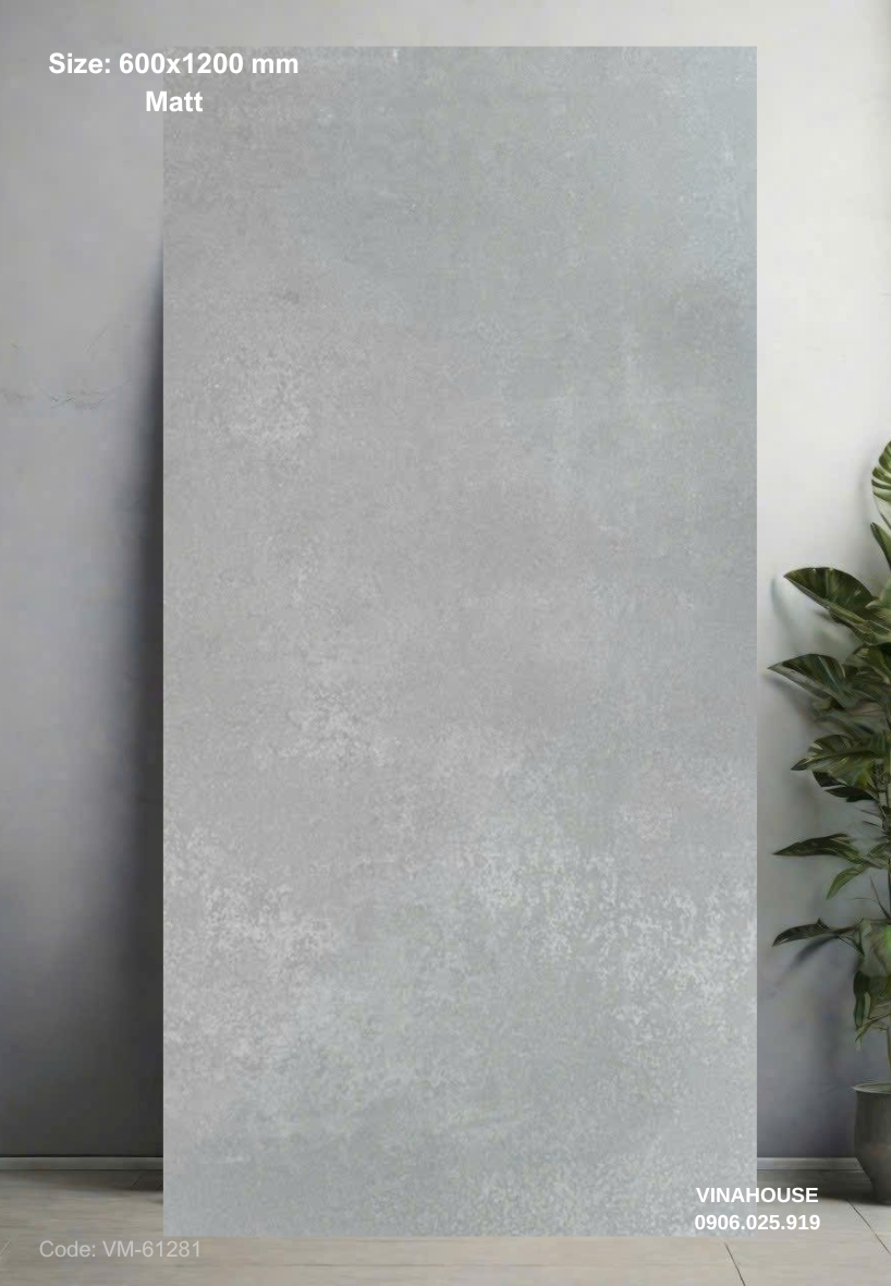 Gạch Lát Nền 60×120 đá mờ 61281