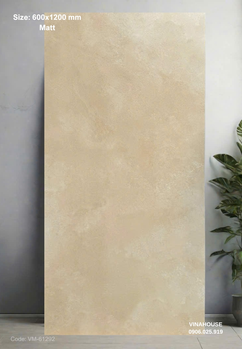 Gạch Lát Nền 60×120 đá mờ 61292
