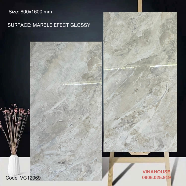 Gạch lát nền 80×160 bóng kính 12069