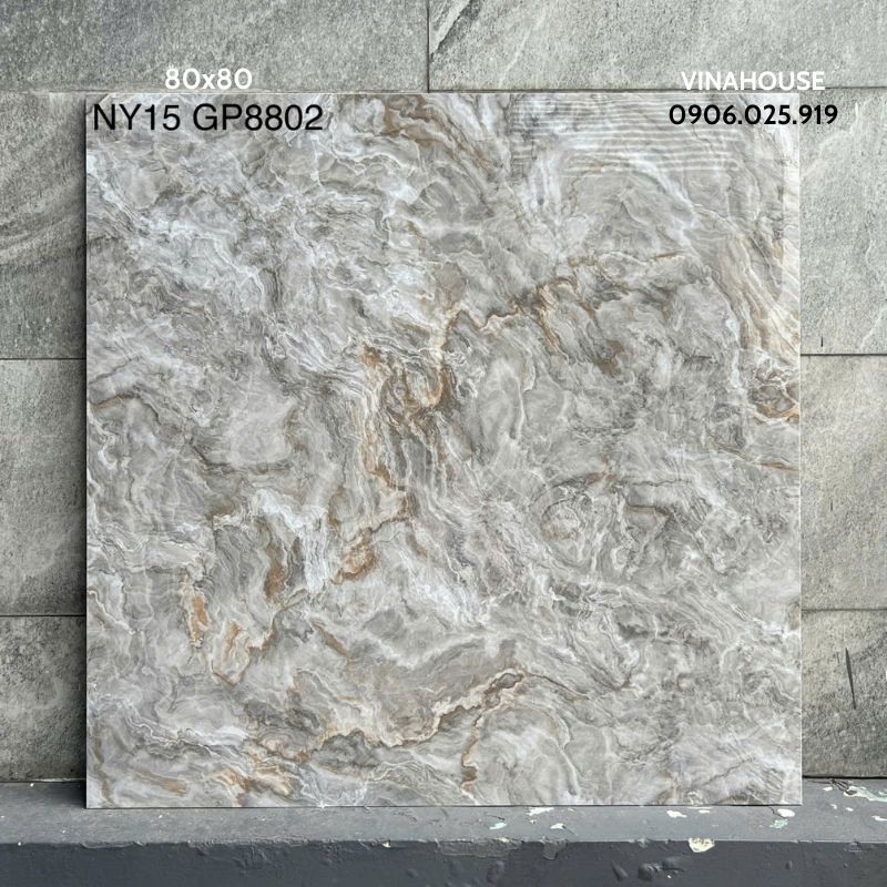 Gạch lát nền Viglacera 80×80 NY15-GP8802
