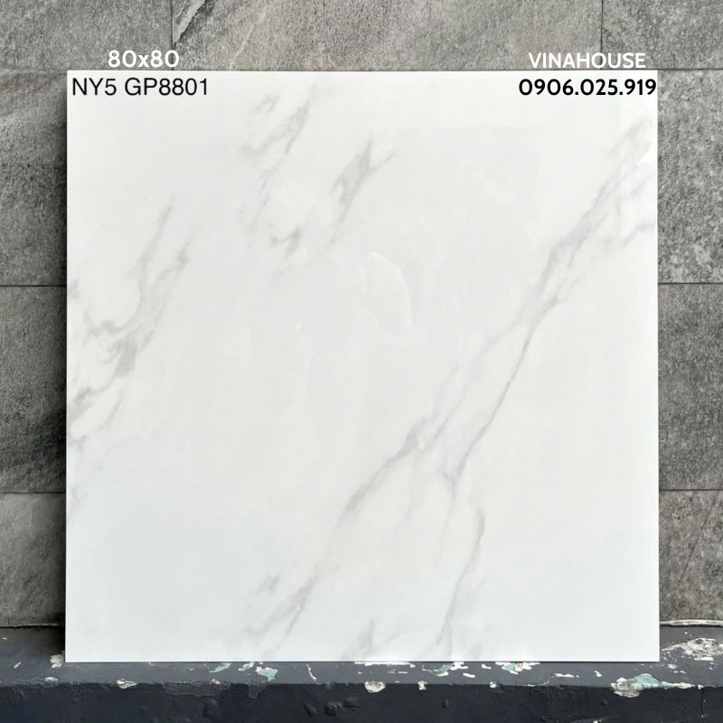 Gạch lát nền Viglacera 80×80 NY5-GP8801